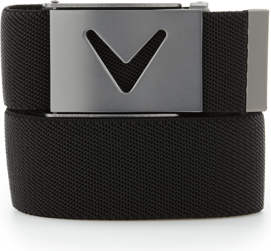 Callaway Golf Cgase0r3 V-logo Web Belt - Caviar - one Size Fits Most