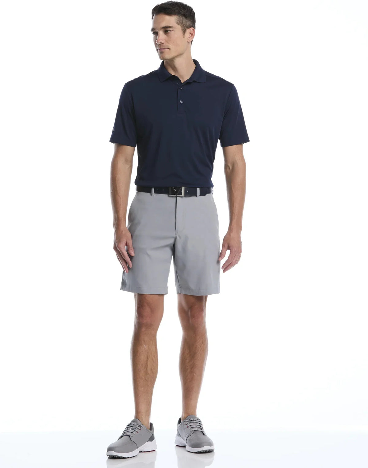 Callaway Golf Cgbr9051 Opti-stretch Solid Short with Active Waistband - Quiet Shade