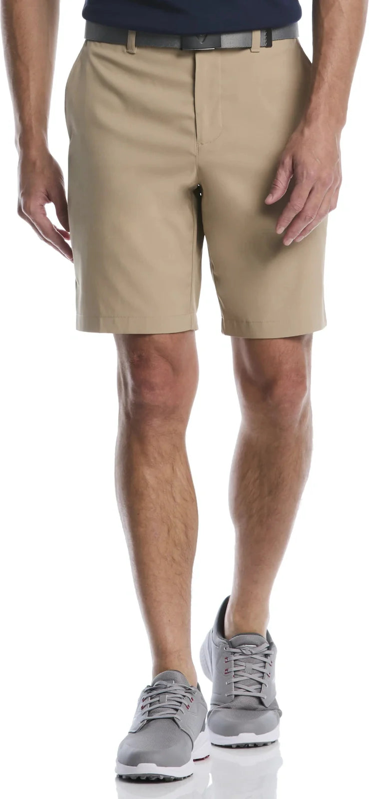 Callaway Golf Cgbr9051 Opti-stretch Solid Short with Active Waistband - Chinchilla - 30