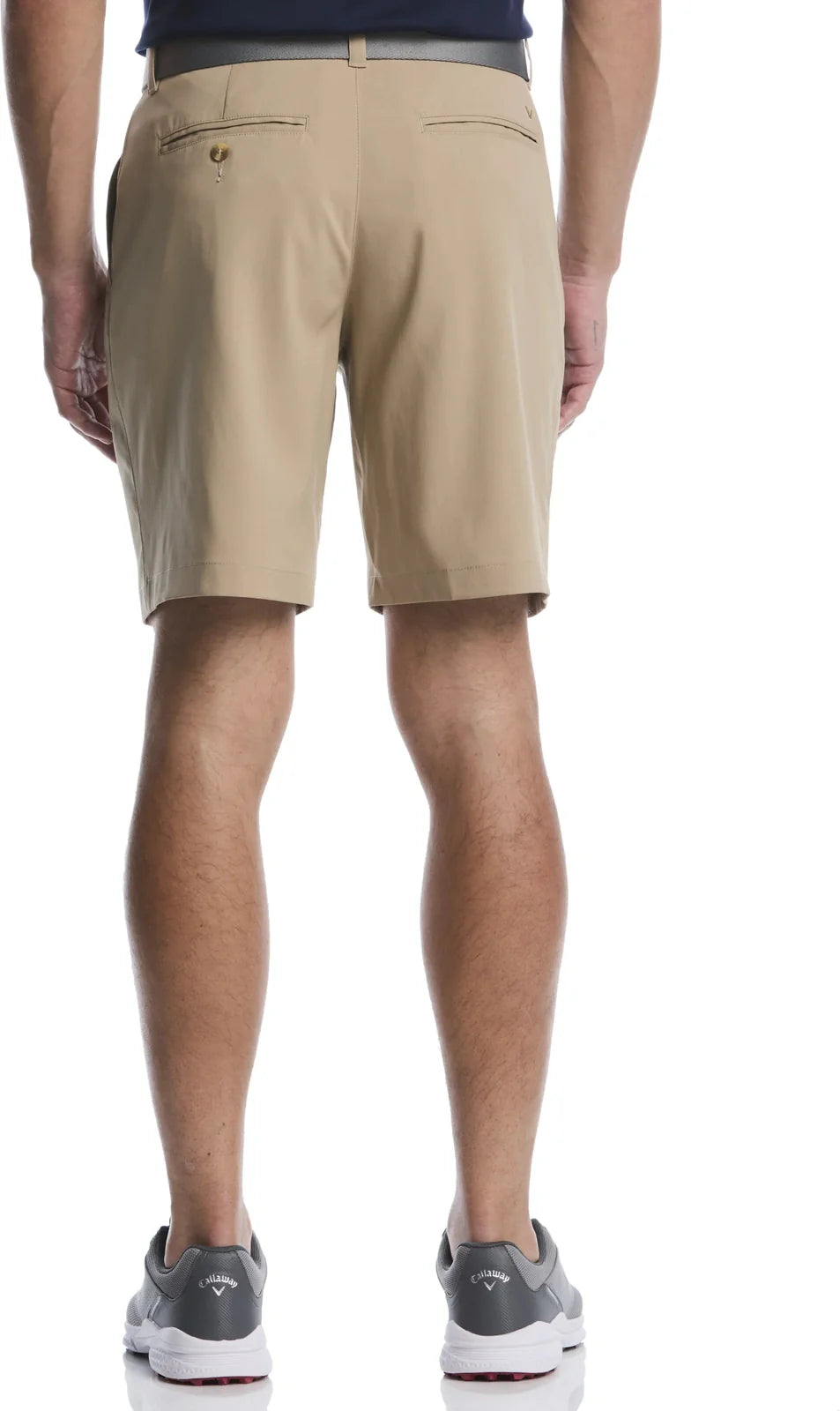 Callaway Golf Cgbr9051 Opti-stretch Solid Short with Active Waistband - Chinchilla