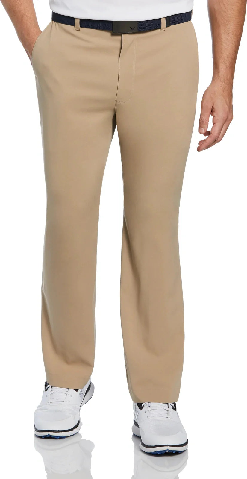 Callaway Golf Cgbs70q9 Stretch Lightweight Classic Pant with Active Waistband - Chinchilla - 30