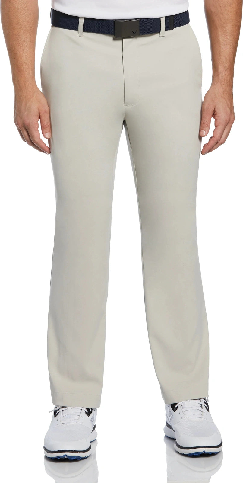 Callaway Golf Cgbs70q9 Stretch Lightweight Classic Pant with Active Waistband - Silver Lining - 30