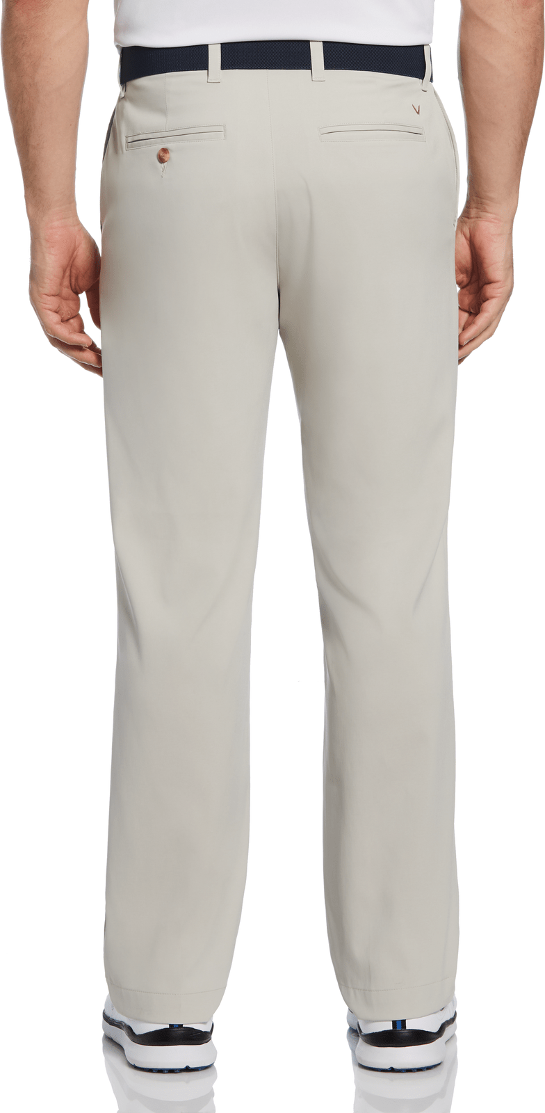 Callaway Golf Cgbs70q9 Stretch Lightweight Classic Pant with Active Waistband - Silver Lining