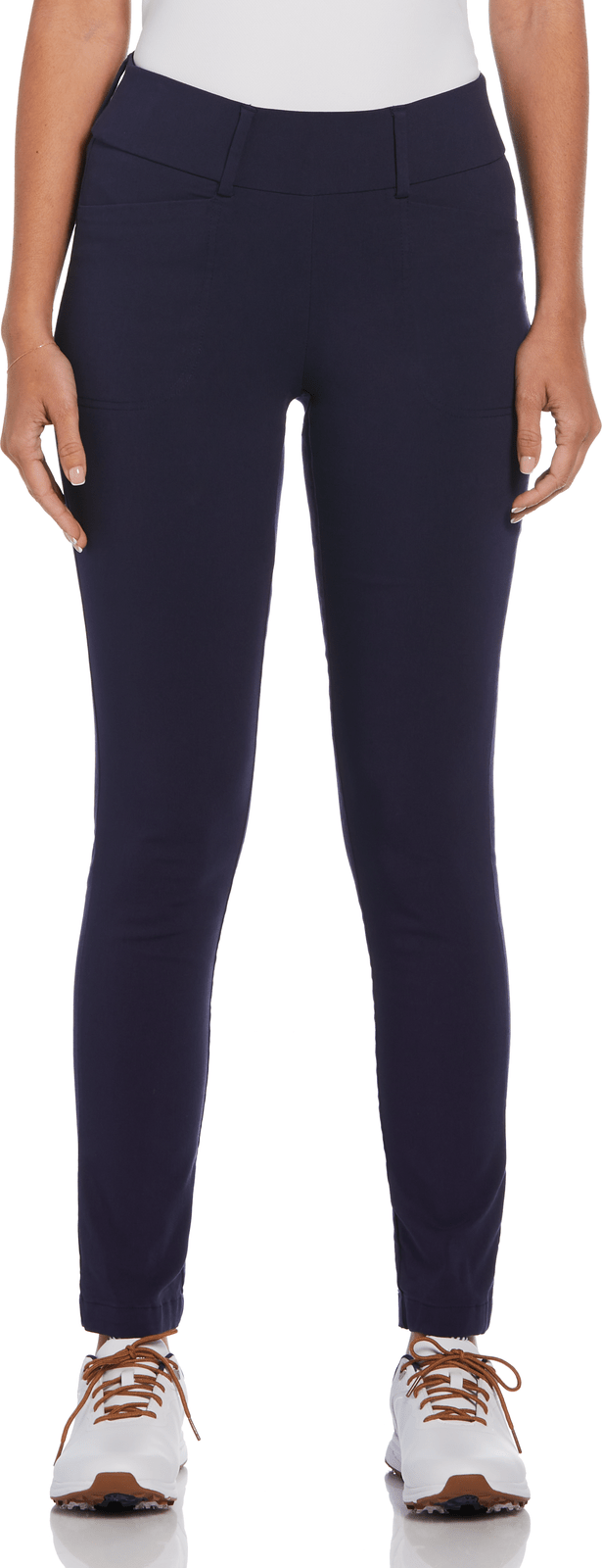 Callaway Golf Cgbsb0x2 Truesculpt Chev Pull on Stretch Tech Trousers - Peacoat