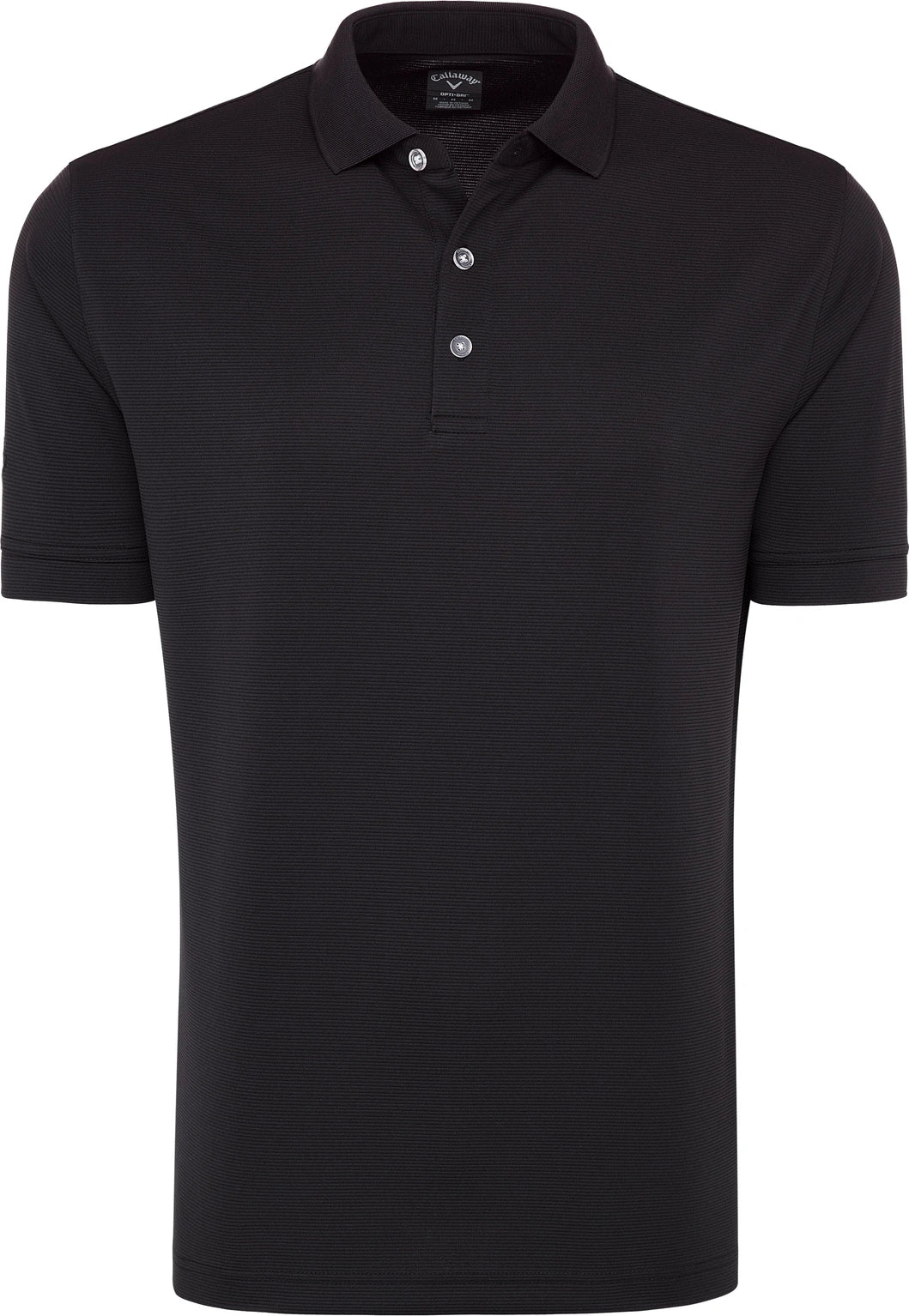 Callaway Golf Cgm441 Short Sleeve Ottoman Polo Shirt - Black