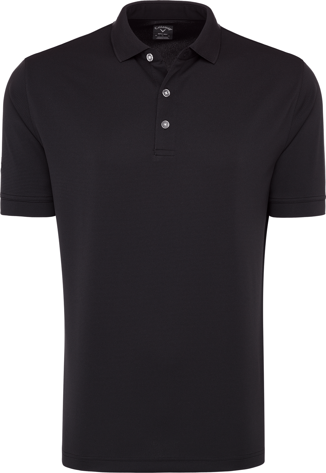 Callaway Golf Cgm441 Short Sleeve Ottoman Polo Shirt - Black