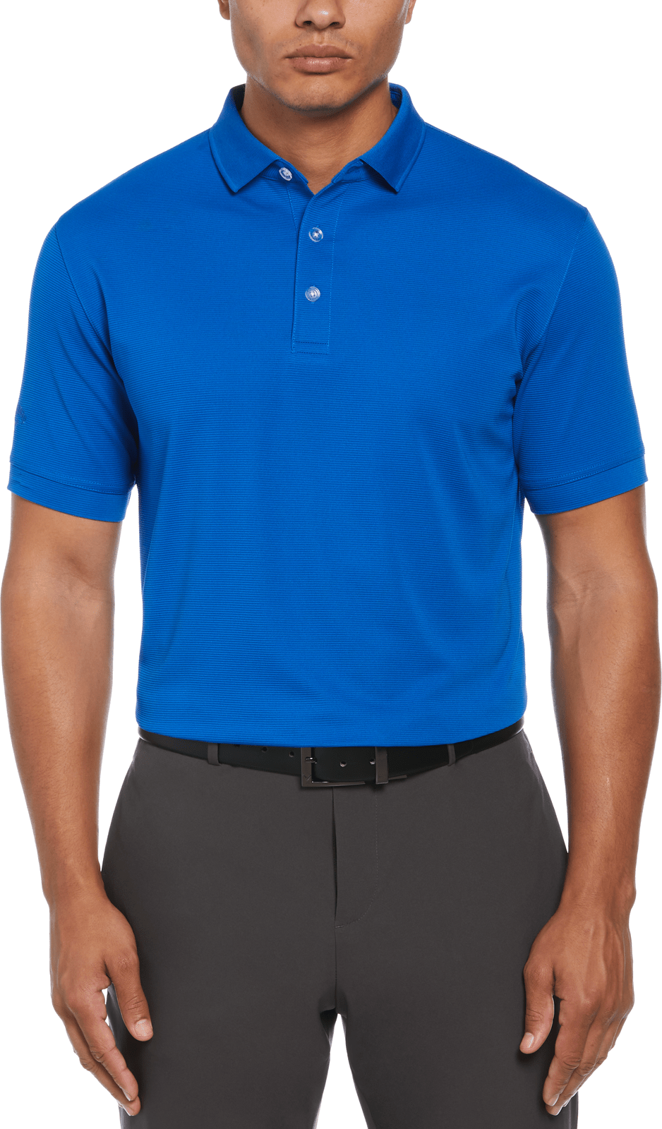 Callaway Golf Cgm441 Short Sleeve Ottoman Polo Shirt - Magnetic Blue