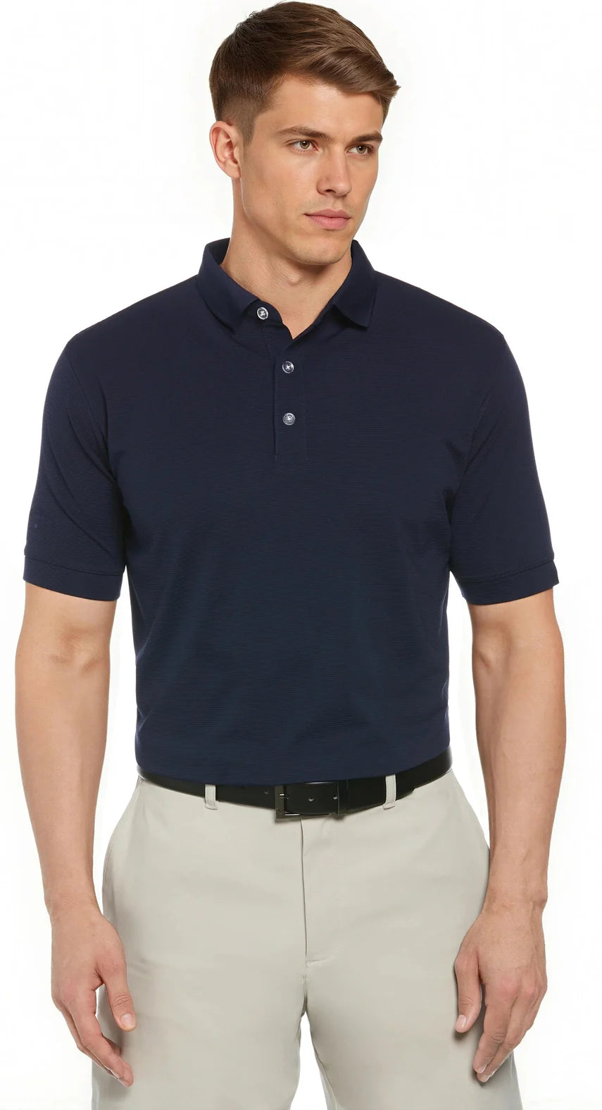 Callaway Golf Cgm441 Short Sleeve Ottoman Polo Shirt - Peacoat - Adult s
