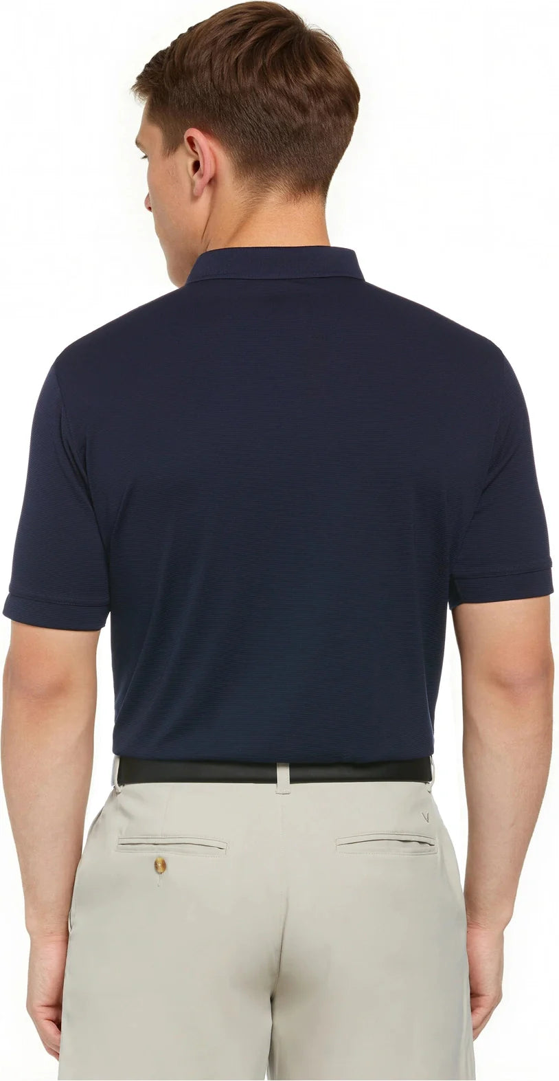 Callaway Golf Cgm441 Short Sleeve Ottoman Polo Shirt - Peacoat - Adult s