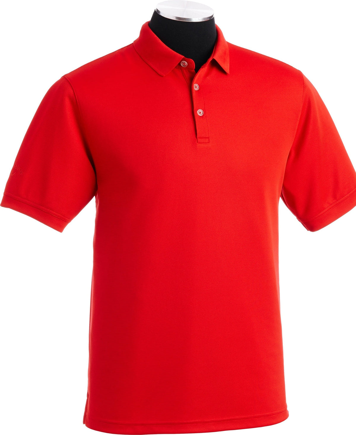 Callaway Golf Cgm441 Short Sleeve Ottoman Polo Shirt - Salsa
