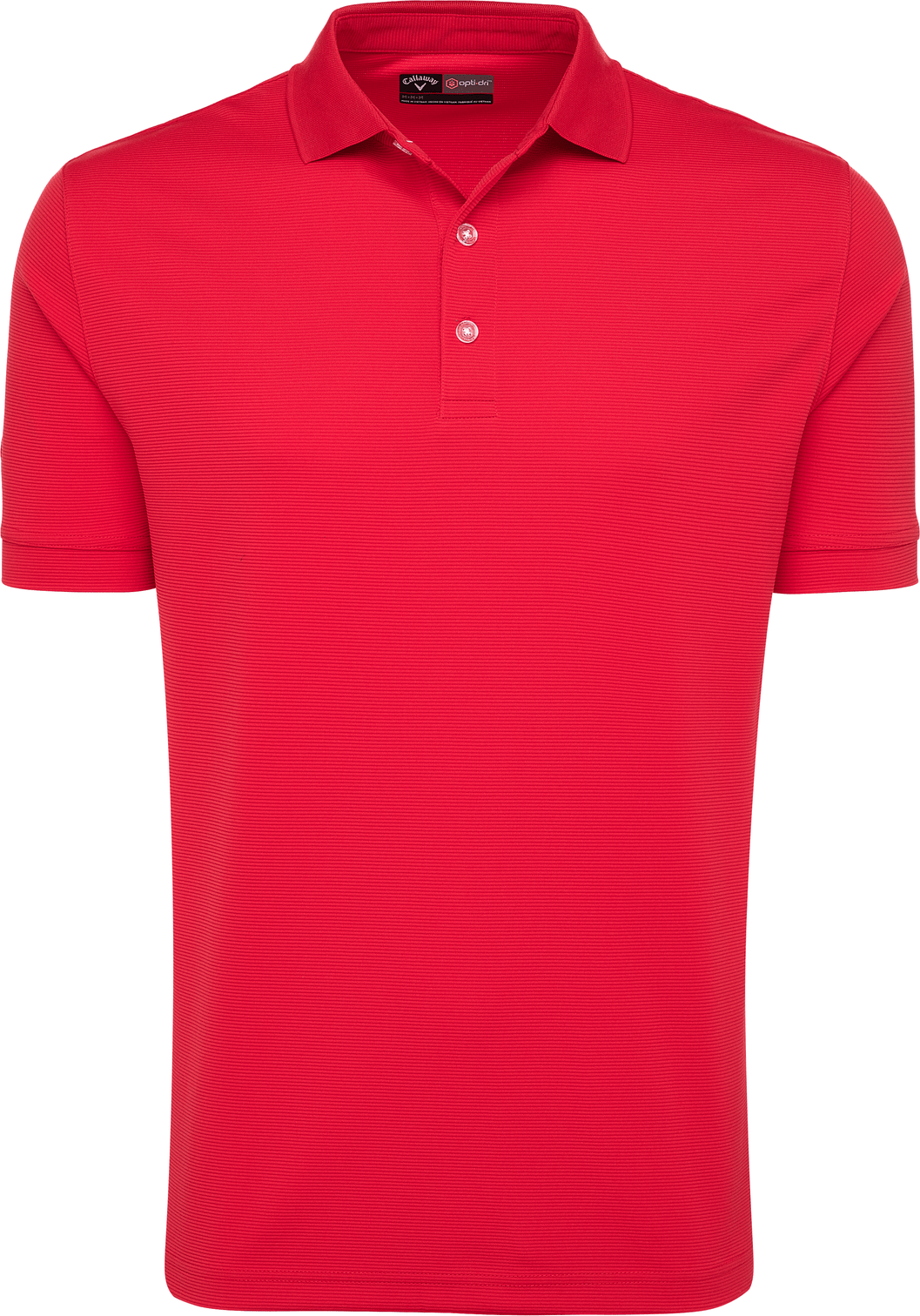 Callaway Golf Cgm441 Short Sleeve Ottoman Polo Shirt - Salsa