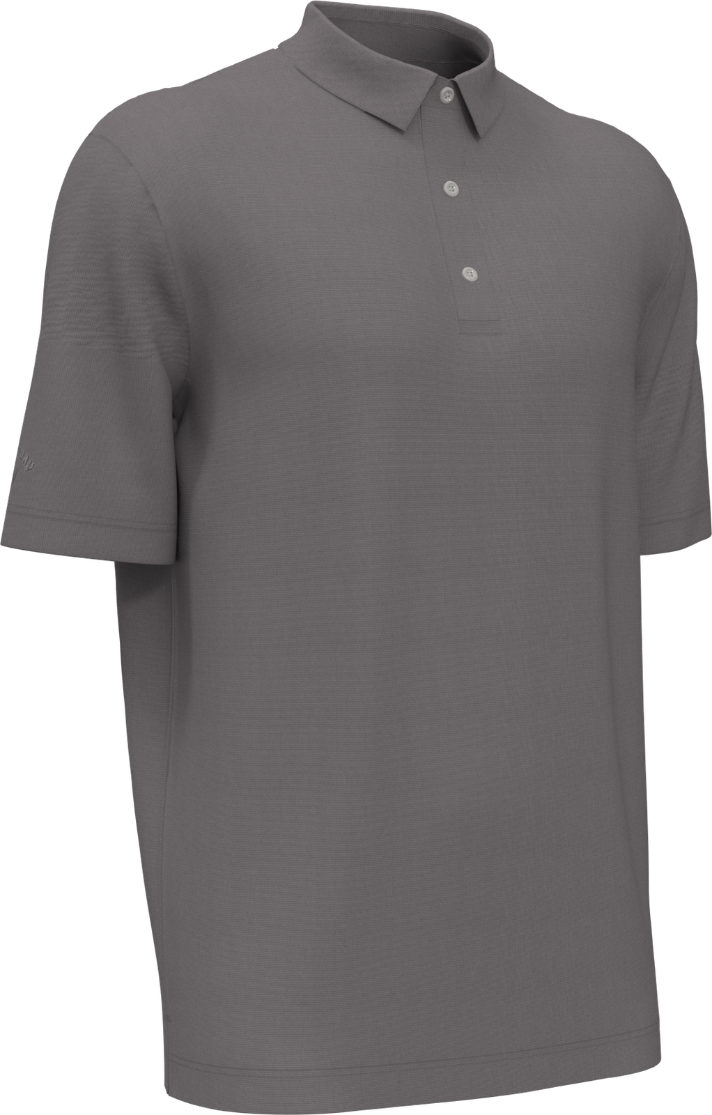Callaway Golf Cgm441 Short Sleeve Ottoman Polo Shirt - Smoked Pearl