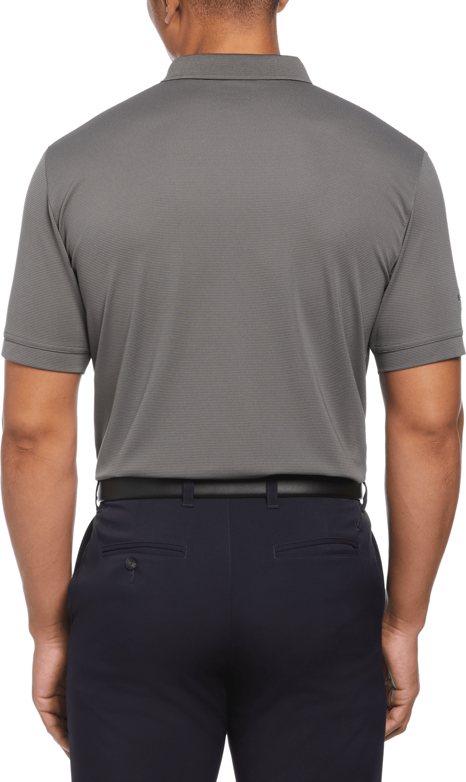 Callaway Golf Cgm441 Short Sleeve Ottoman Polo Shirt - Smoked Pearl