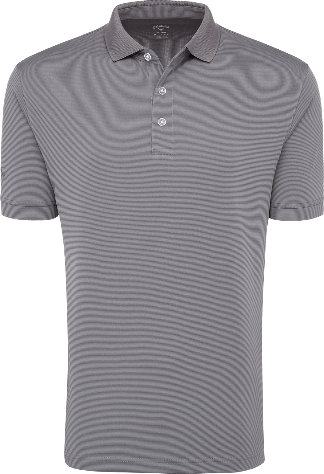 Callaway Golf Cgm441 Short Sleeve Ottoman Polo Shirt - Smoked Pearl