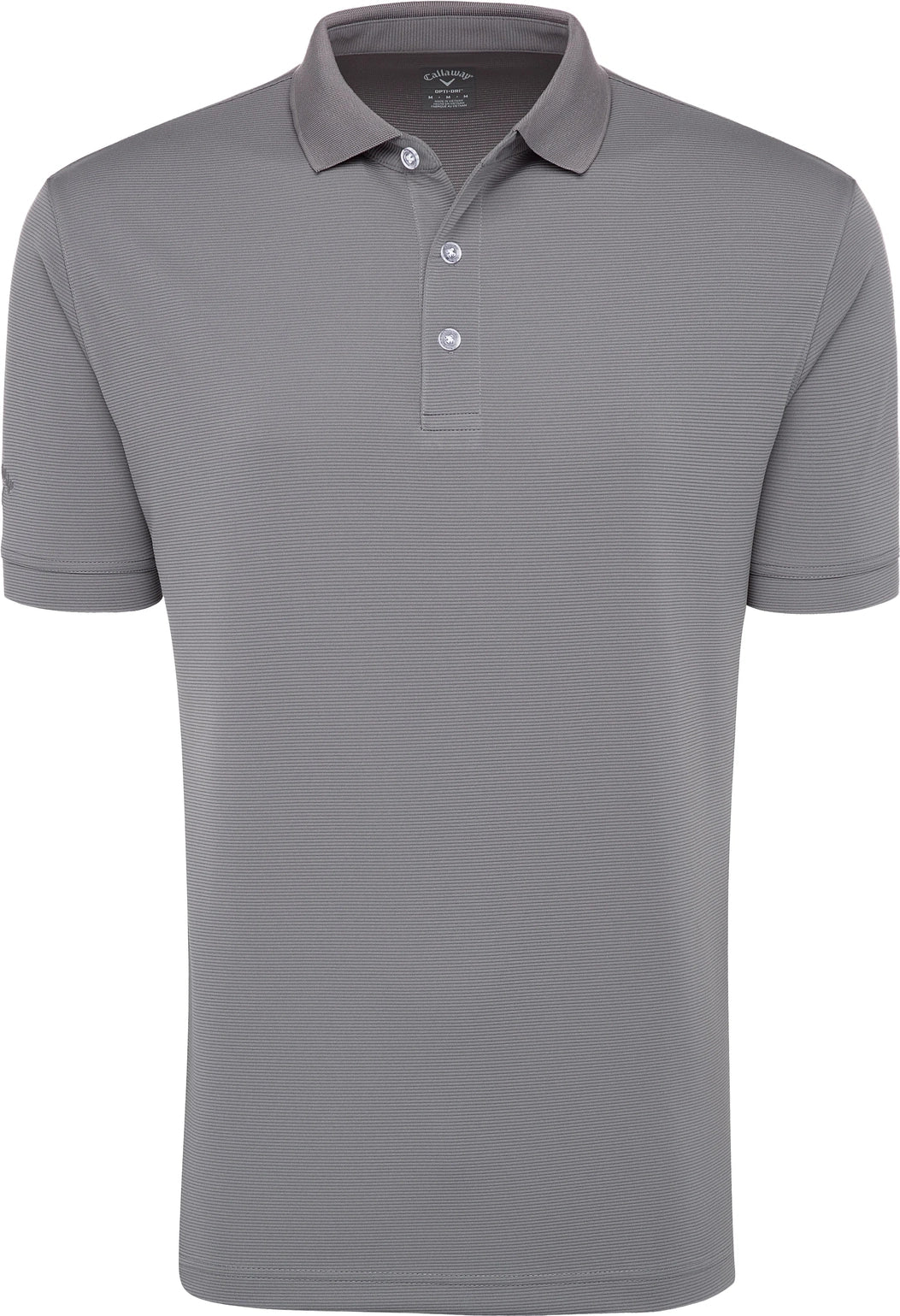 Callaway Golf Cgm441 Short Sleeve Ottoman Polo Shirt - Smoked Pearl