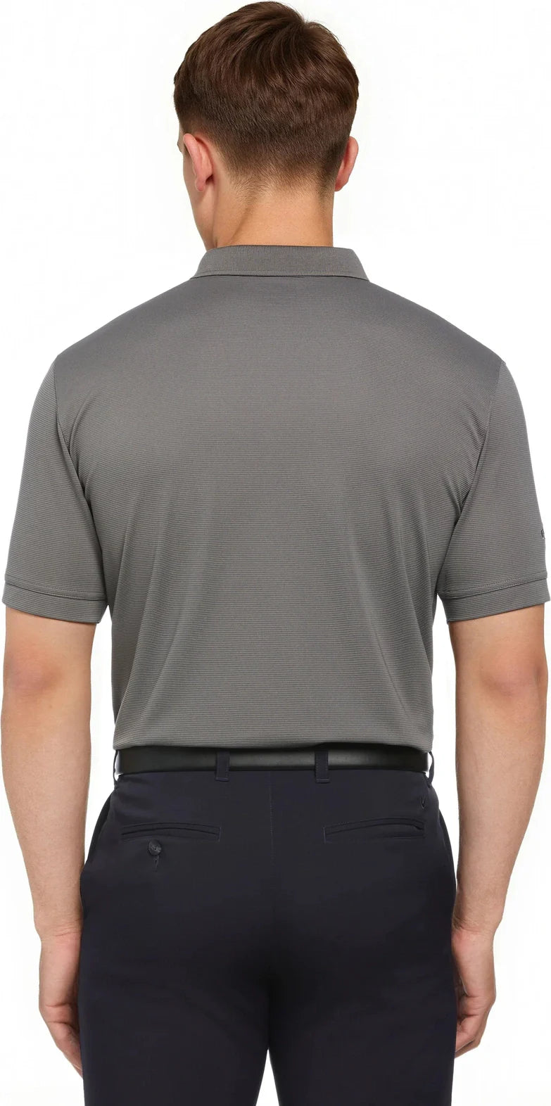 Callaway Golf Cgm441 Short Sleeve Ottoman Polo Shirt - Smoked Pearl - Adult s