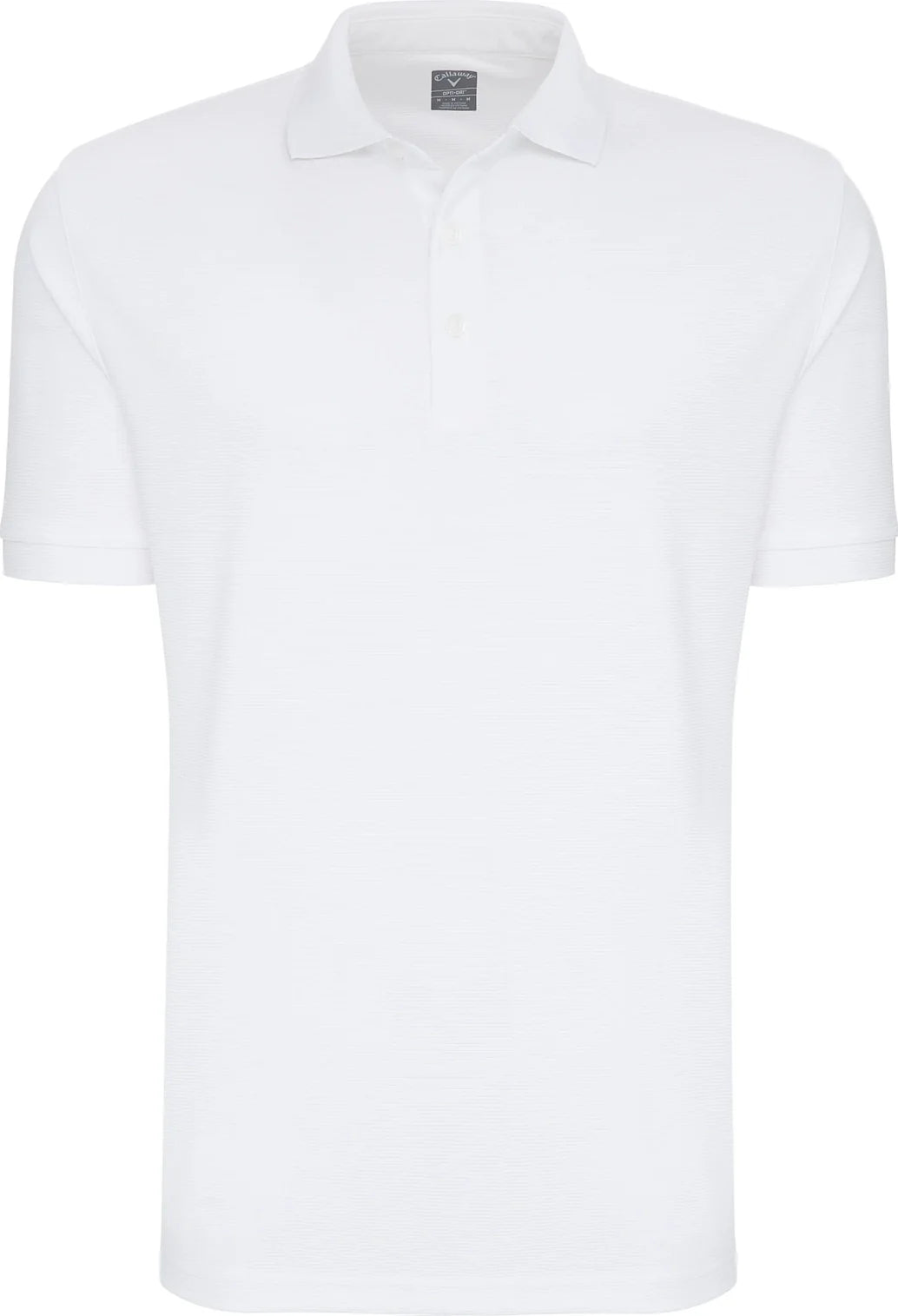 Callaway Golf Cgm441 Short Sleeve Ottoman Polo Shirt - White