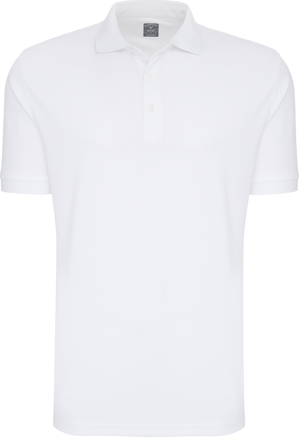 Callaway Golf Cgm441 Short Sleeve Ottoman Polo Shirt - White