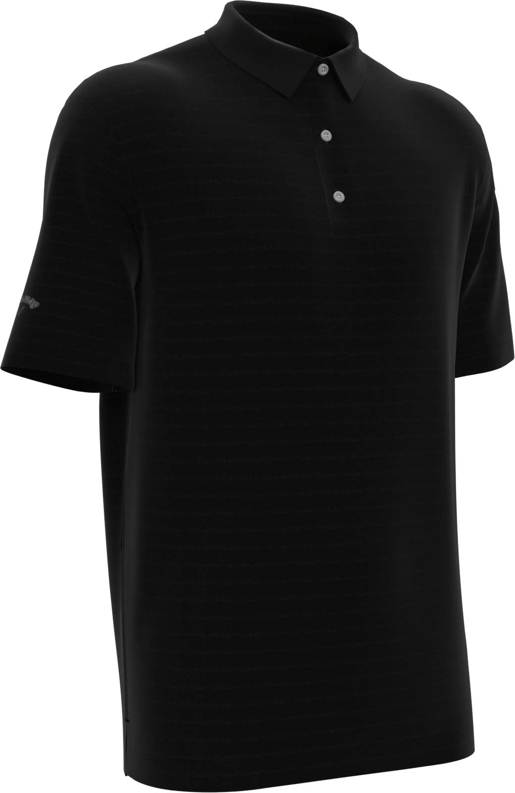 Callaway Golf Cgm451 Vent Short Sleeve Open Mesh Polo Shirt - Black