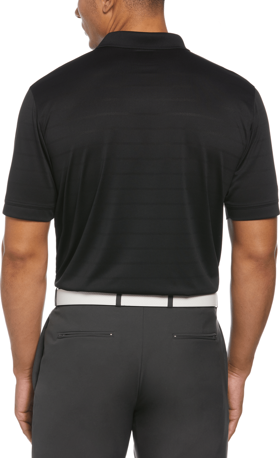 Callaway Golf Cgm451 Vent Short Sleeve Open Mesh Polo Shirt - Black
