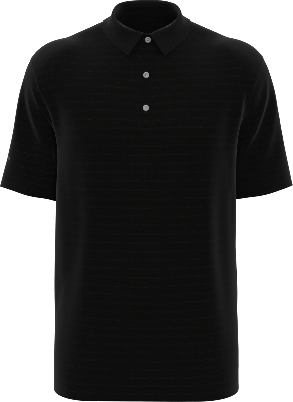 Callaway Golf Cgm451 Vent Short Sleeve Open Mesh Polo Shirt - Black