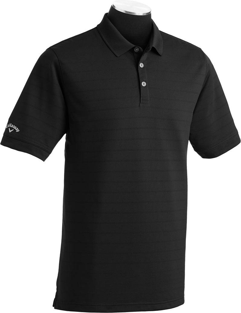 Callaway Golf Cgm451 Vent Short Sleeve Open Mesh Polo Shirt - Black