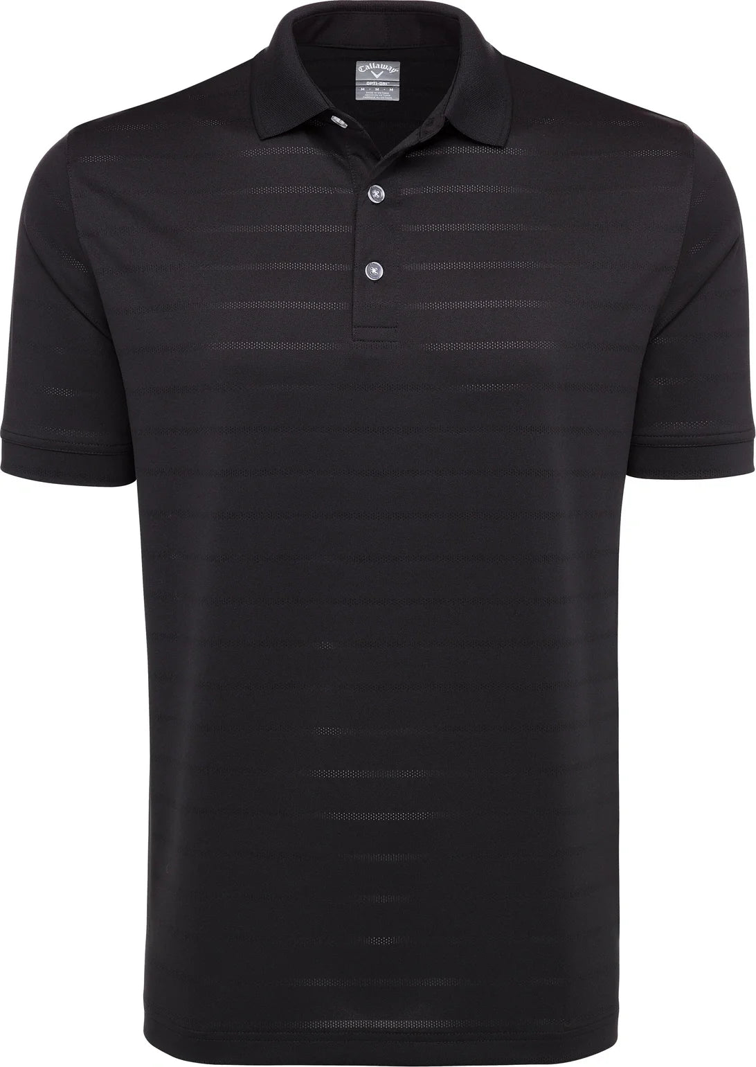 Callaway Golf Cgm451 Vent Short Sleeve Open Mesh Polo Shirt - Black