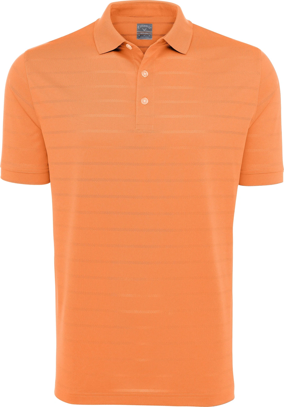 Callaway Golf Cgm451 Vent Short Sleeve Open Mesh Polo Shirt - Carrot