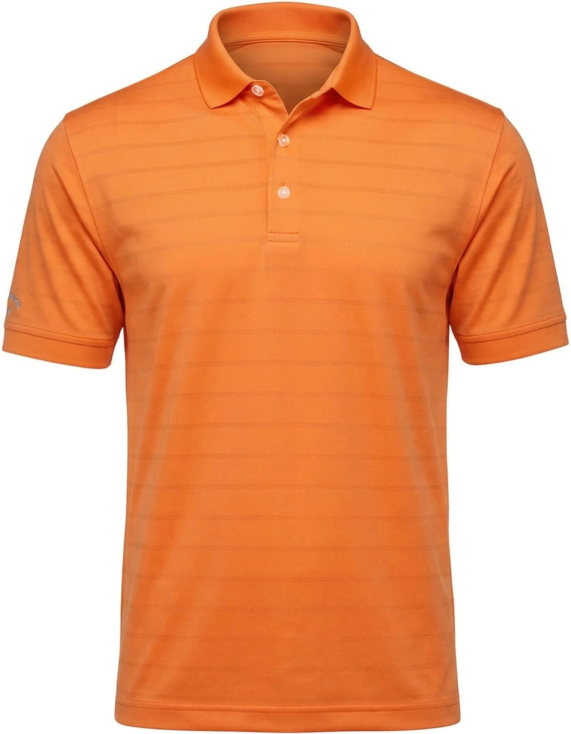 Callaway Golf Cgm451 Vent Short Sleeve Open Mesh Polo Shirt - Carrot