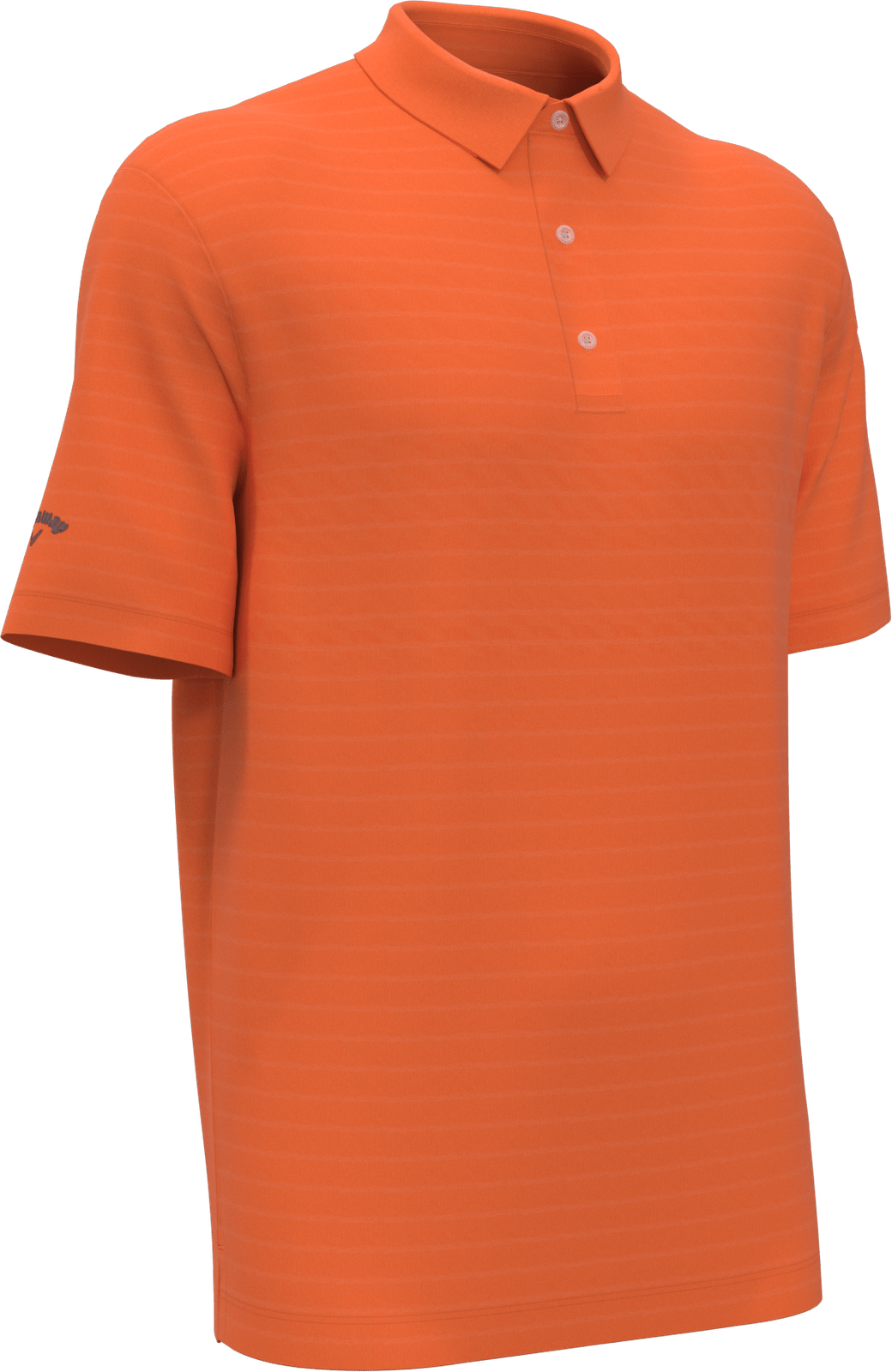 Callaway Golf Cgm451 Vent Short Sleeve Open Mesh Polo Shirt - Carrot