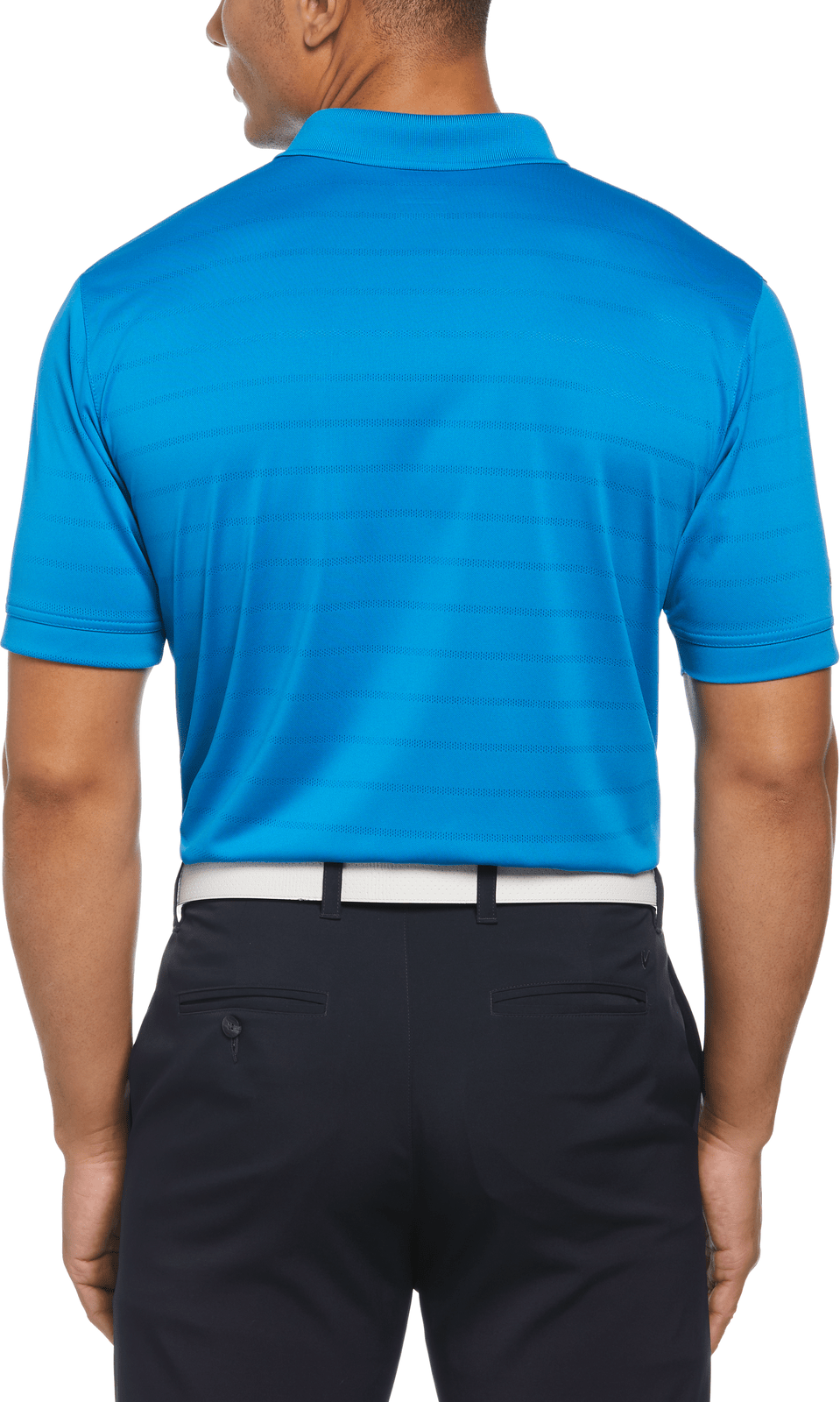Callaway Golf Cgm451 Vent Short Sleeve Open Mesh Polo Shirt - Medium Blue