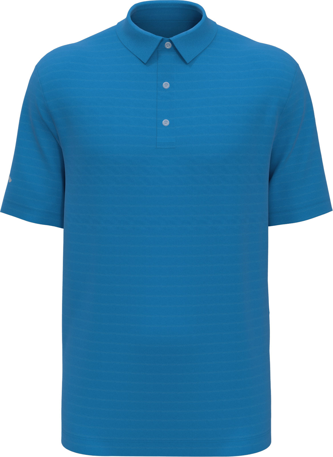 Callaway Golf Cgm451 Vent Short Sleeve Open Mesh Polo Shirt - Medium Blue