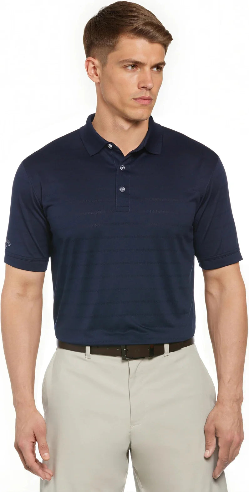 Callaway Golf Cgm451 Vent Short Sleeve Open Mesh Polo Shirt - Peacoat - Adult s