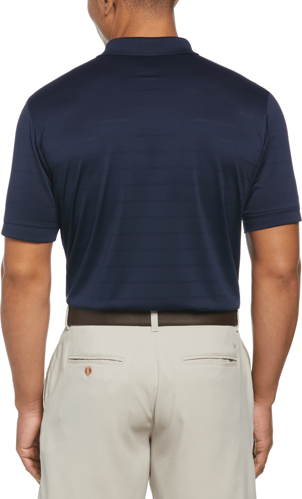 Callaway Golf Cgm451 Vent Short Sleeve Open Mesh Polo Shirt - Peacoat