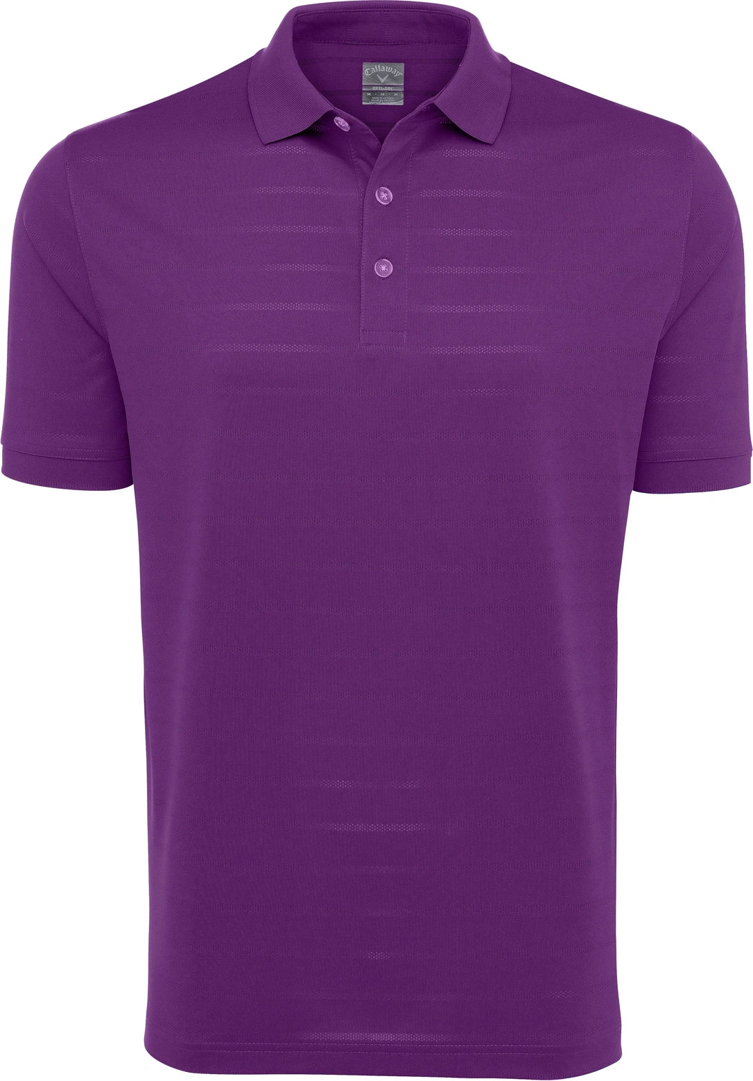 Callaway Golf Cgm451 Vent Short Sleeve Open Mesh Polo Shirt - Purple Magic