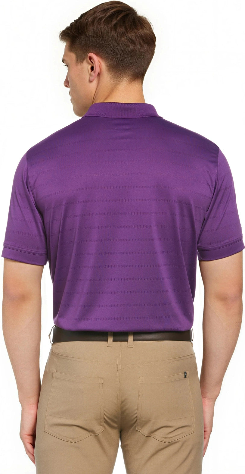 Callaway Golf Cgm451 Vent Short Sleeve Open Mesh Polo Shirt - Purple Magic - Adult s