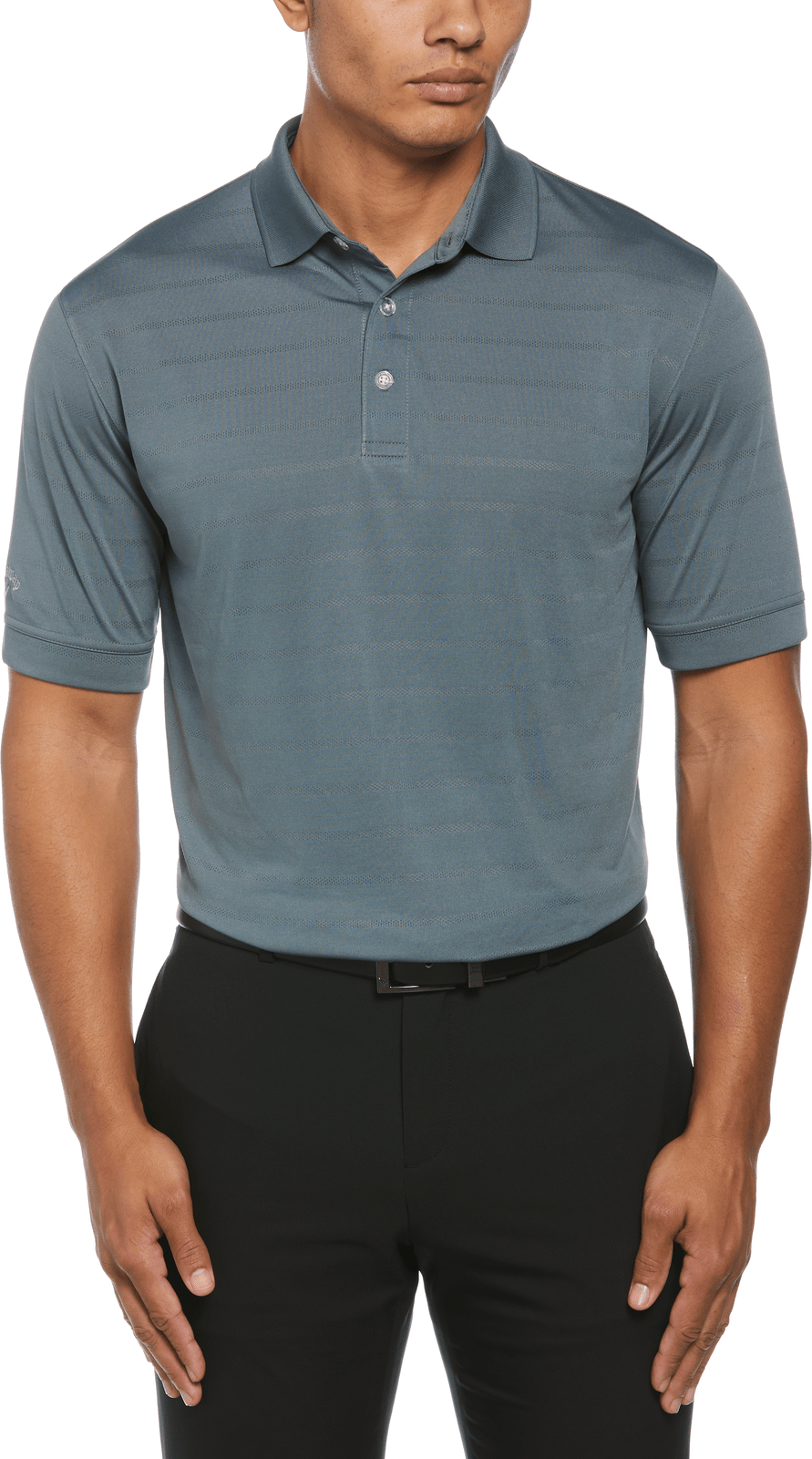 Callaway Golf Cgm451 Vent Short Sleeve Open Mesh Polo Shirt - Quiet Shade