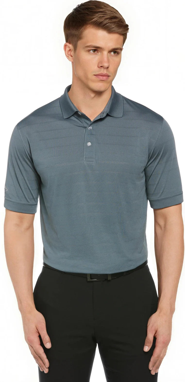 Callaway Golf Cgm451 Vent Short Sleeve Open Mesh Polo Shirt - Quiet Shade - Adult s