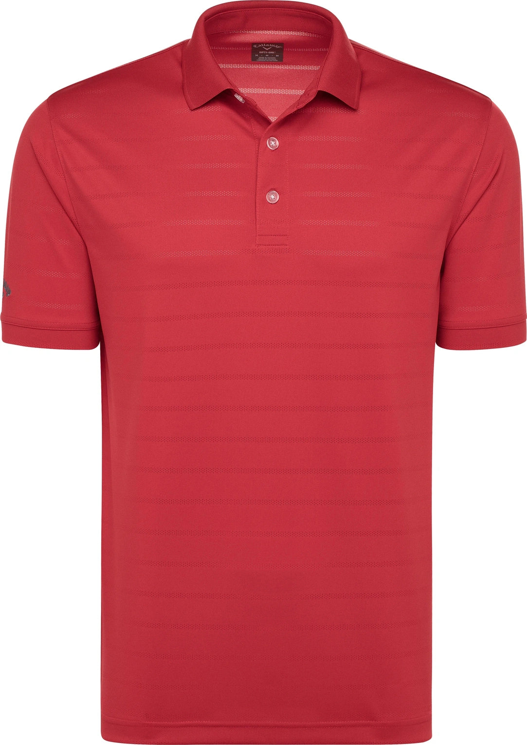 Callaway Golf Cgm451 Vent Short Sleeve Open Mesh Polo Shirt - Salsa