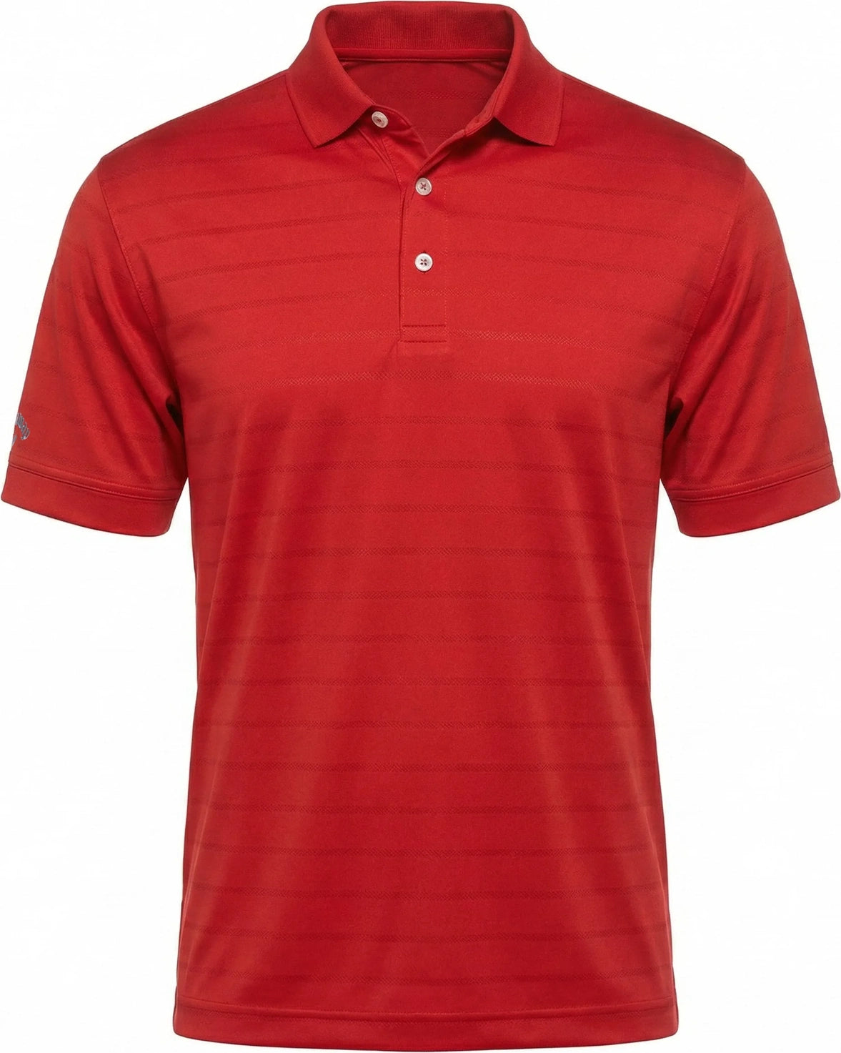 Callaway Golf Cgm451 Vent Short Sleeve Open Mesh Polo Shirt - Salsa