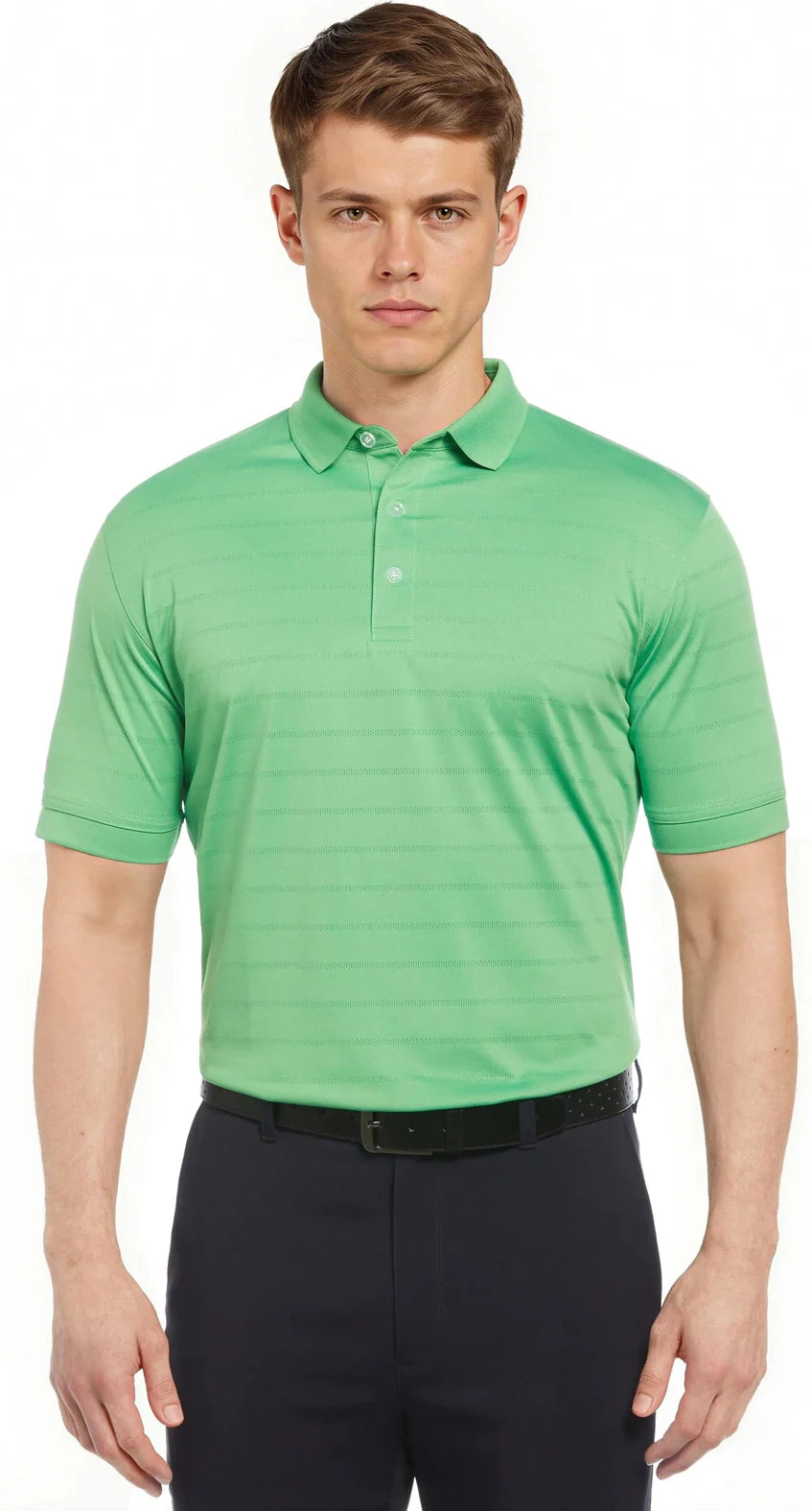 Callaway Golf Cgm451 Vent Short Sleeve Open Mesh Polo Shirt - Vibrant Green - Adult s