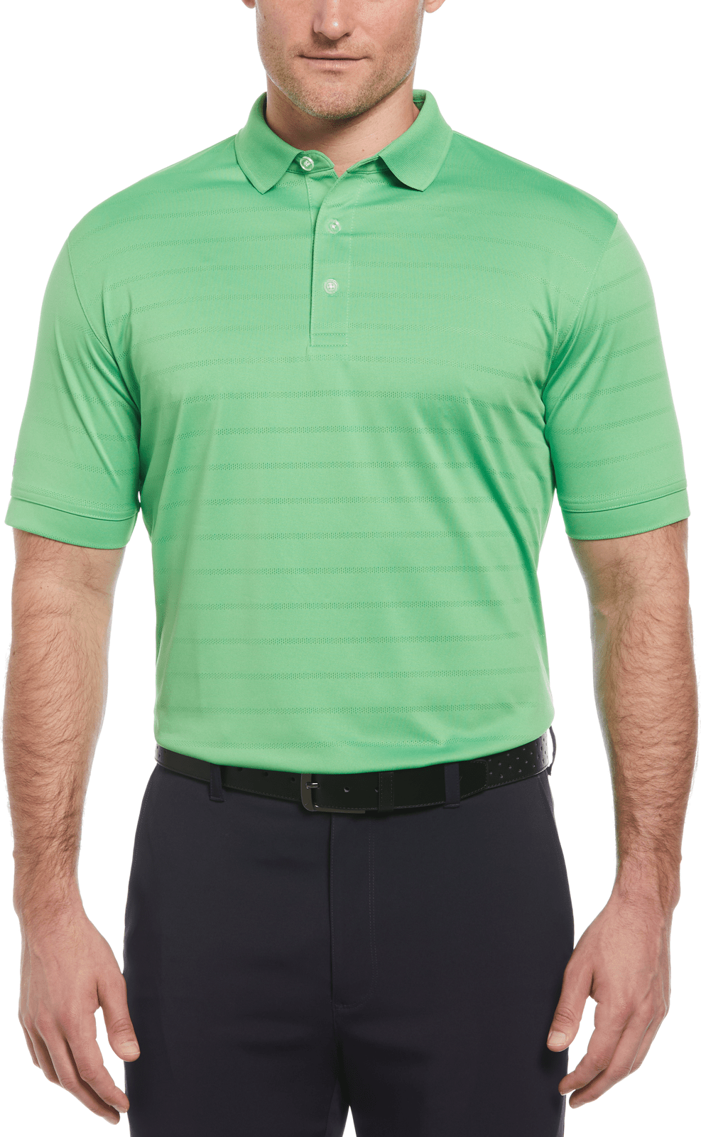 Callaway Golf Cgm451 Vent Short Sleeve Open Mesh Polo Shirt - Vibrant Green