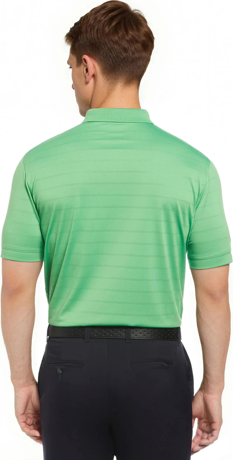 Callaway Golf Cgm451 Vent Short Sleeve Open Mesh Polo Shirt - Vibrant Green