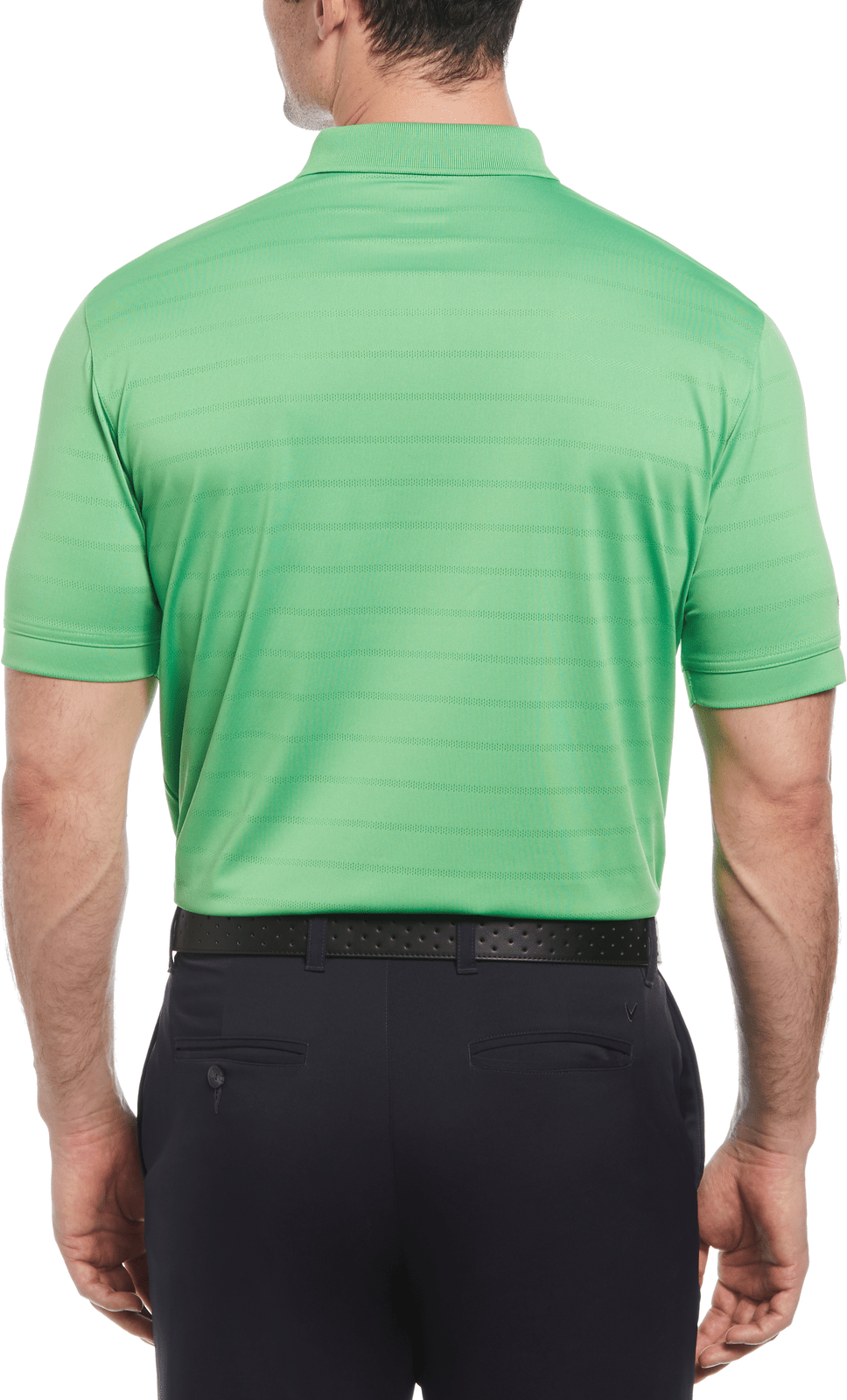 Callaway Golf Cgm451 Vent Short Sleeve Open Mesh Polo Shirt - Vibrant Green