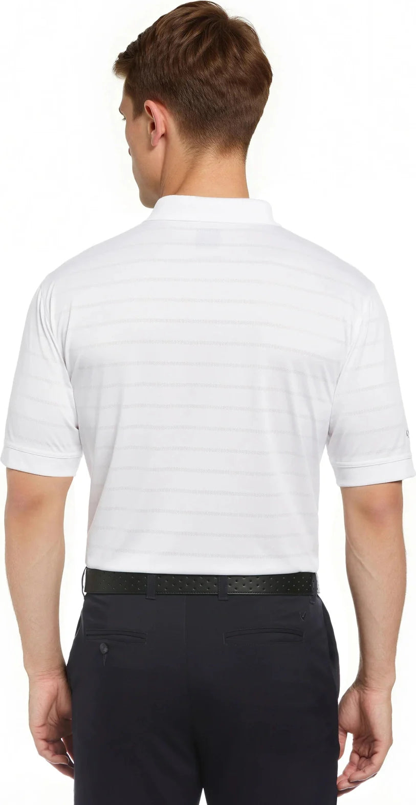 Callaway Golf Cgm451 Vent Short Sleeve Open Mesh Polo Shirt - White - Adult s