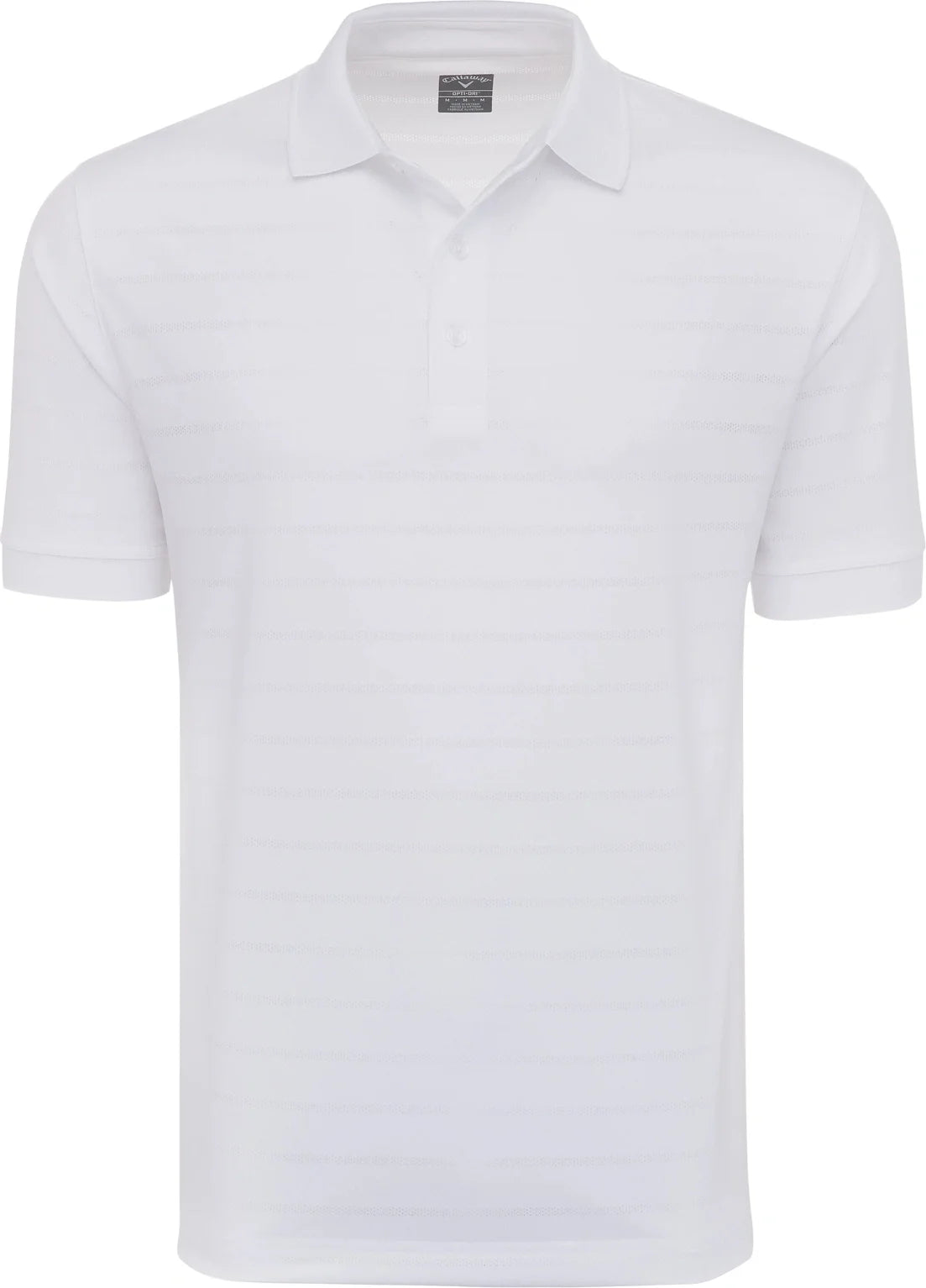 Callaway Golf Cgm451 Vent Short Sleeve Open Mesh Polo Shirt - White