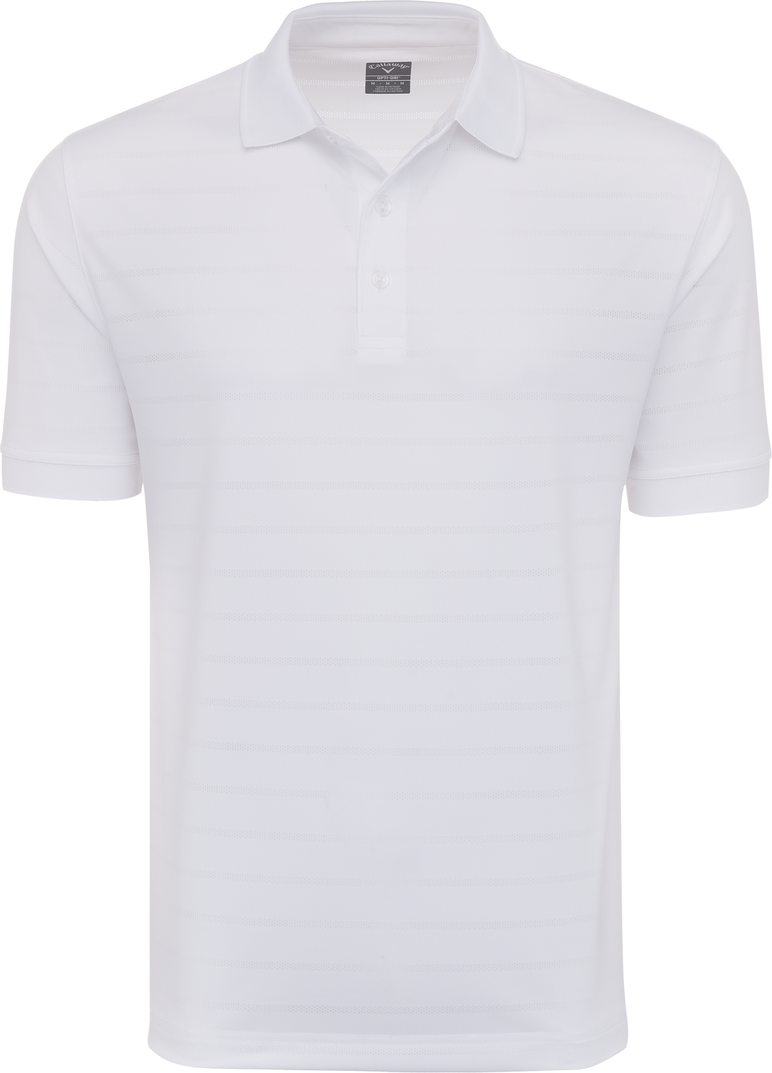 Callaway Golf Cgm451 Vent Short Sleeve Open Mesh Polo Shirt - White