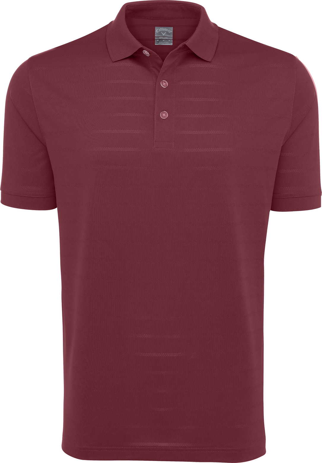 Callaway Golf Cgm451 Vent Short Sleeve Open Mesh Polo Shirt - Zinfandel