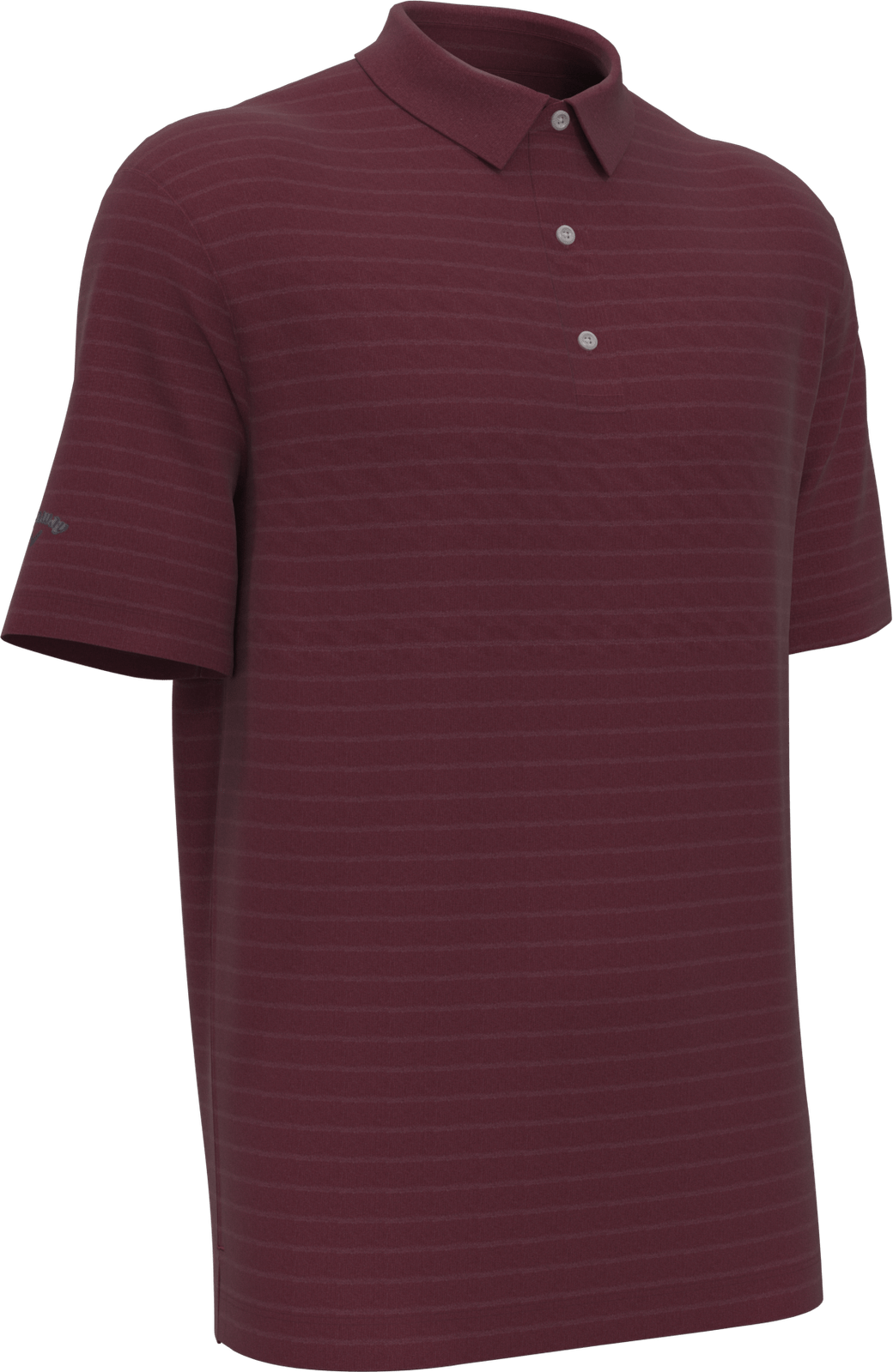 Callaway Golf Cgm451 Vent Short Sleeve Open Mesh Polo Shirt - Zinfandel
