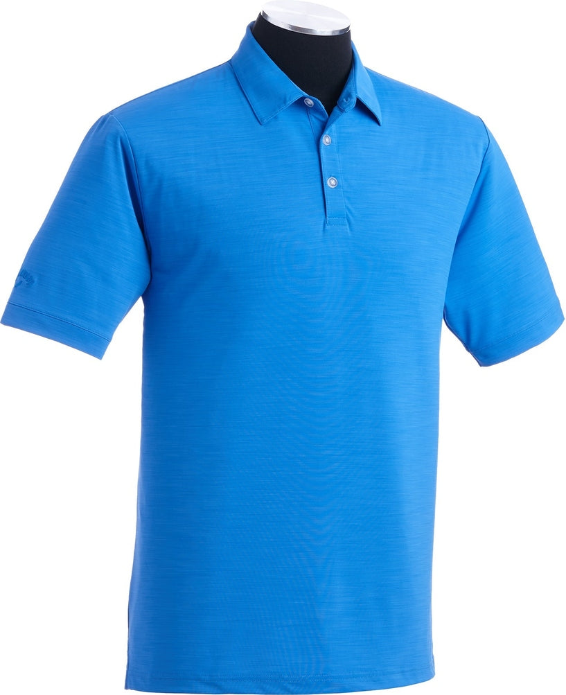 Callaway Golf Cgm452 Short Sleeve Opti-shield Tonal Performance Polo - Palace Blue